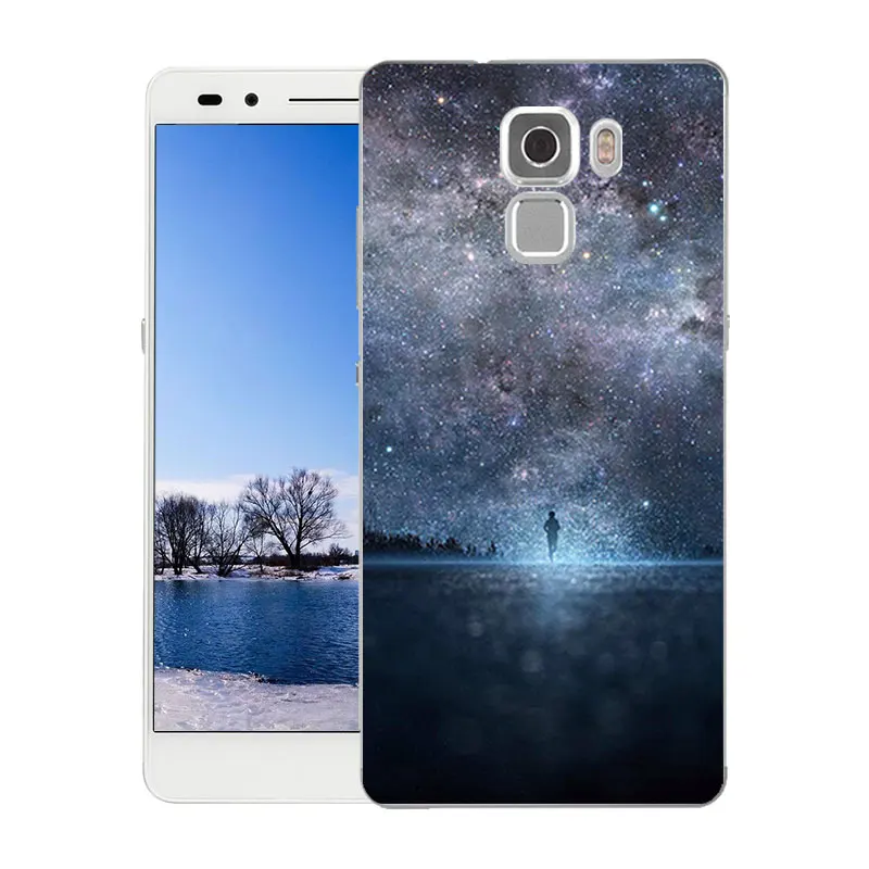 Силиконовый чехол для Huawei Honor 7 с кокосовым принтом Ультратонкий защитный мягкий
