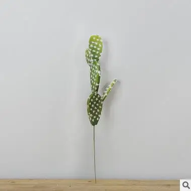 Искусственные кактусы 32 см/40 см пластиковые растения Opuntia искусственные зеленые