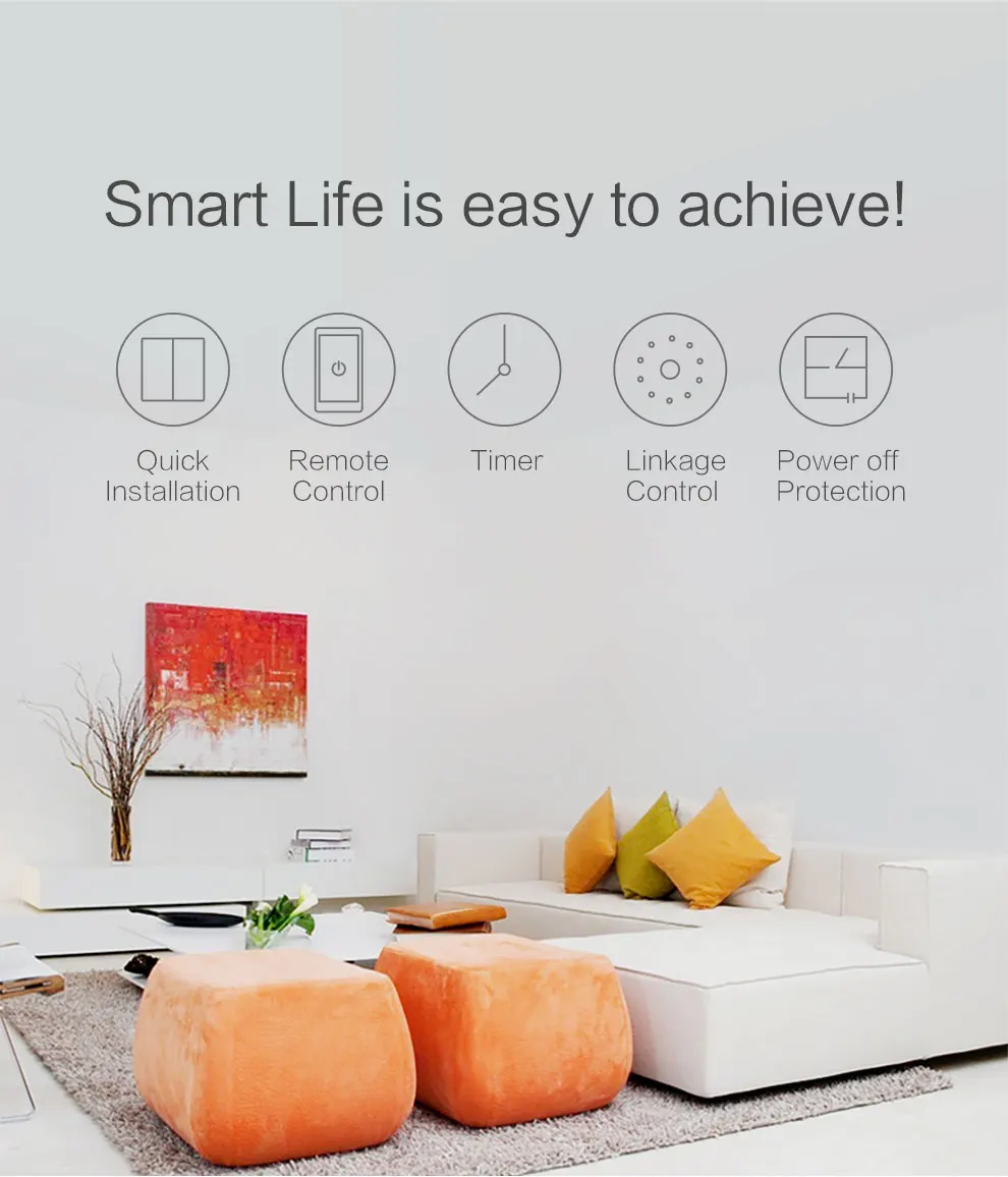 Xiao mi Aqara настенный выключатель Zigbee беспроводной переключатель ключ умный светильник управление одиночный огонь нет нейтральный от mi jia mi Home APP Remote