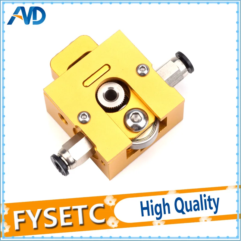1Set DIY Bulldog Gold All-metal Extruder For 1.75mm Compatible J-head MK8 Remote Proximity 3D Printer | Компьютеры и офис