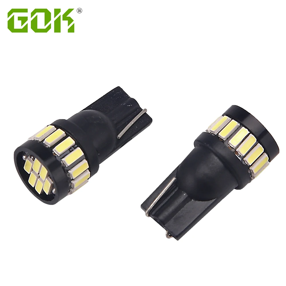 100 x W5W T10 LED Canbus лампочка 4014 SMD 21 led 194 168 автомобильный зазор парковочные огни авто