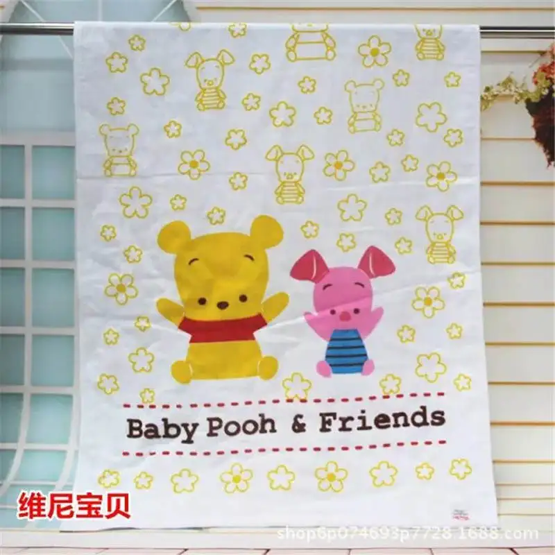 Cotton Children Baby Face Towel Bath Towel Mickey Minnie Mouse Baby boy girl Thin Double layer Chiffon soft towel gift - Цвет: 5