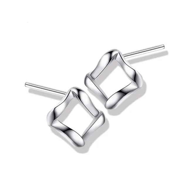 Изысканные ювелирные изделия модные серьги-гвоздики из стерлингового серебра 925