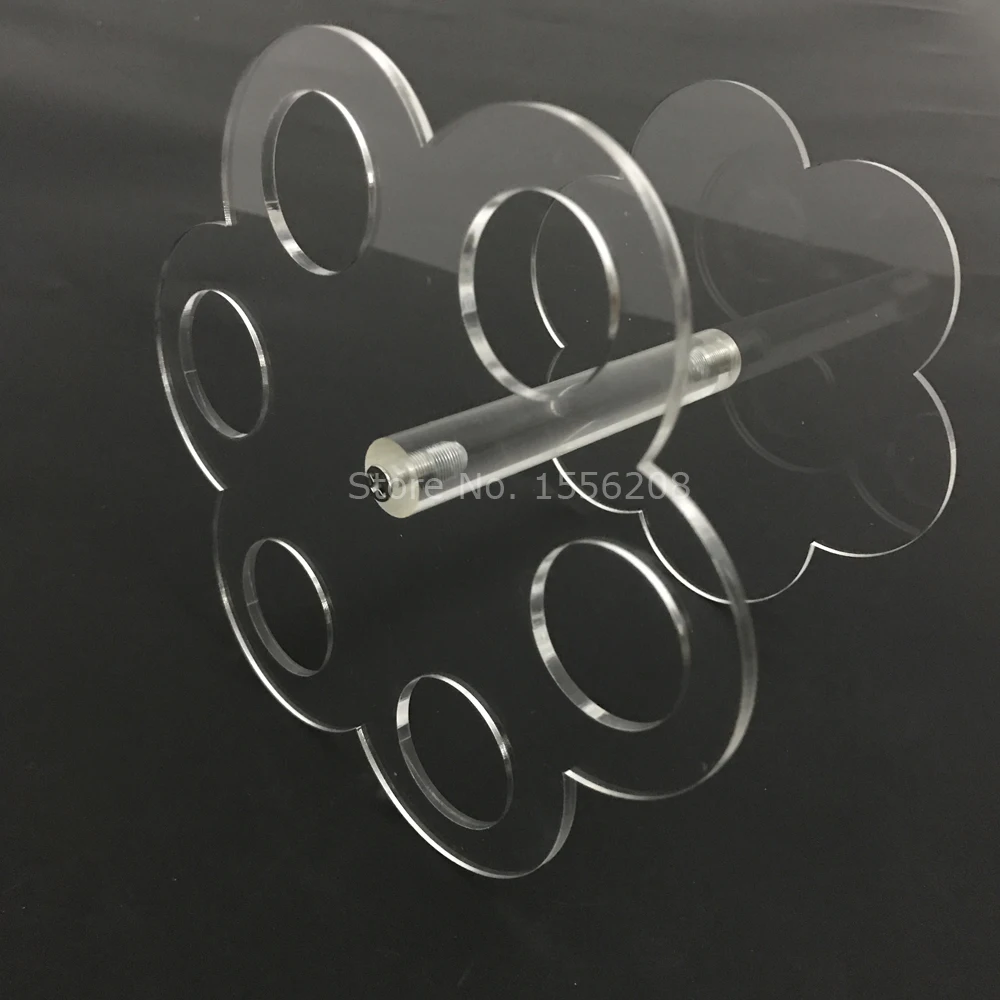 Подставка акриловая для мороженого с 6 отверстиями диаметр 30 мм|Стойки| |