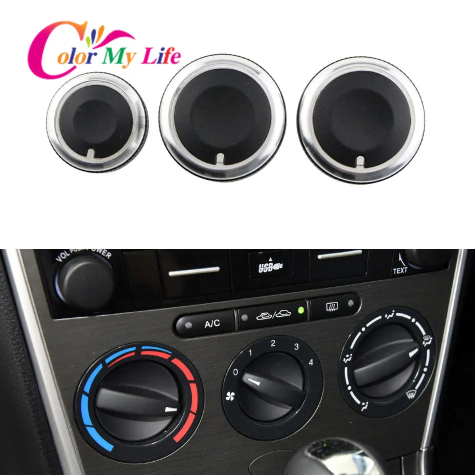 Для MAZDA 6 M6 2004 2009 ручка переключателя ручки кнопки управления нагревателем