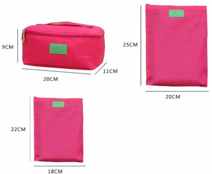 7 шт./компл. фирменная дорожная Сетчатая Сумка для хранения водонепроницаемая