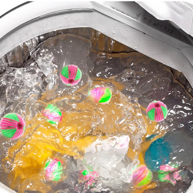 8 шт. плавающий Ловец меха домашних животных Многоразовые Стиральная Мяч