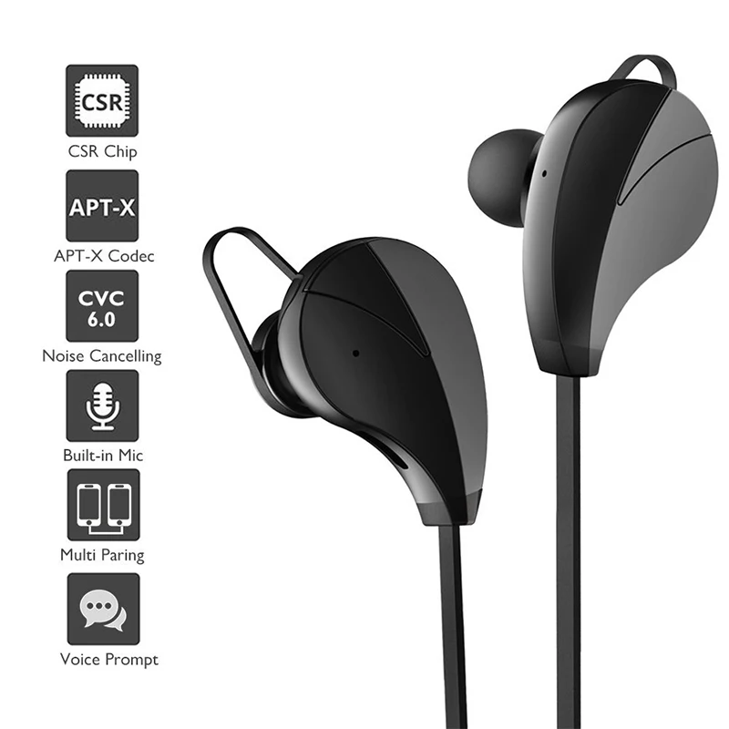 Oarie гарнитура Bluetooth Беспроводной наушники Спорт Бег стерео С микрофоном для iPhone