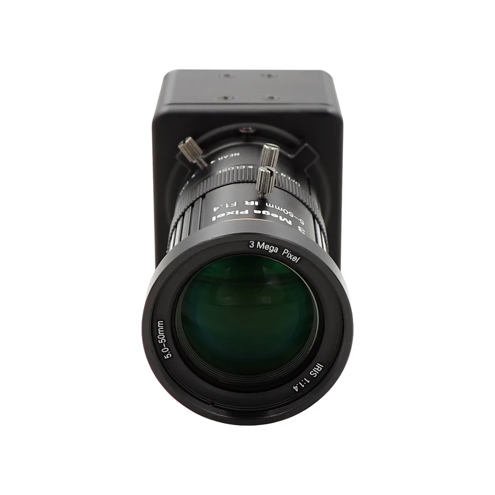 8MP CS крепление варифокальный 5-50 мм Sony IMX179 UVC OTG Plug Play без водителя USB камера с