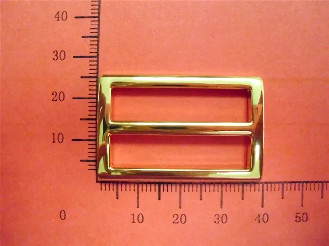 

1 1/4 inch DIY Zinc alloy Gold Tri-glide buckle, metal slider, tri glide button alloy buckles, slider bag luggage accessory
