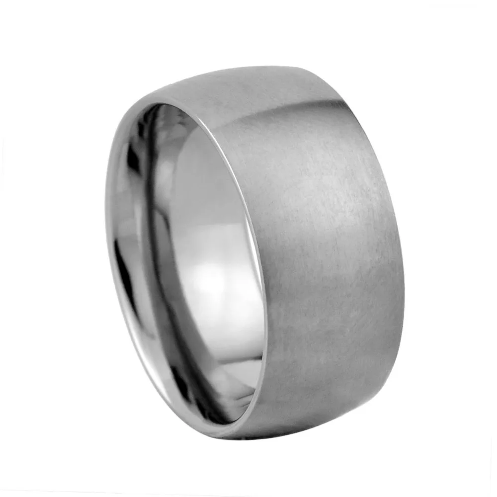 8 мм Основные мужские кольца матовый титановый Свадебный ремешок для комфорта