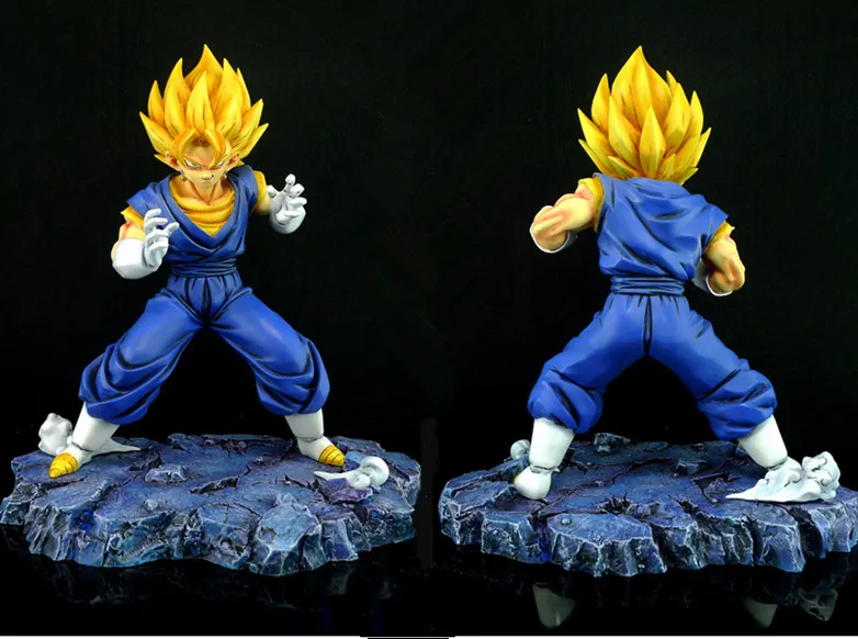 В наличии БЕСПЛАТНАЯ EMS аниме Dragon Ball Z GK Супер Саян Гоку резиновая фигурка героя