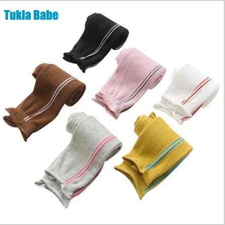 

2019 spring and autumn new cotton children's two-bar pantyhose casual sports baby boys girls leggings