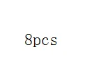 8Pcs 4 шт./8 шт. пластиковый крепежный зажим для процессорных кулеров Intel 4 Way 1155 775 cpu Heatsink Mount Pin Пластиковые нажимные винты для кулера вентилятора - Цвет лезвия: 8Pcs