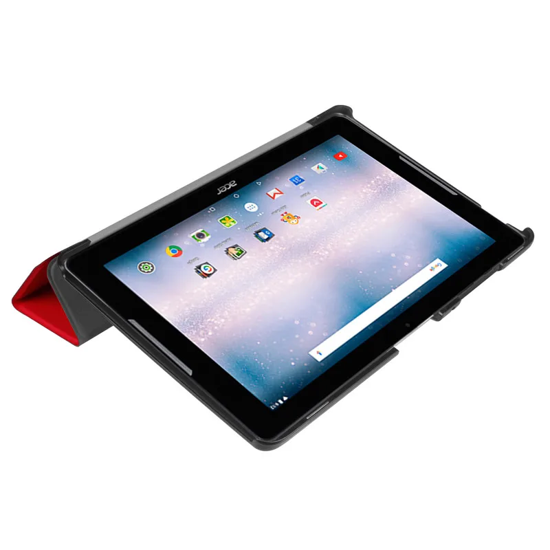 Чехол TopArmor для Acer Iconia one 10 B3-A30 откидной Tab A3-A40 Tablet 3 Fold Stand PU кожаный чехол |