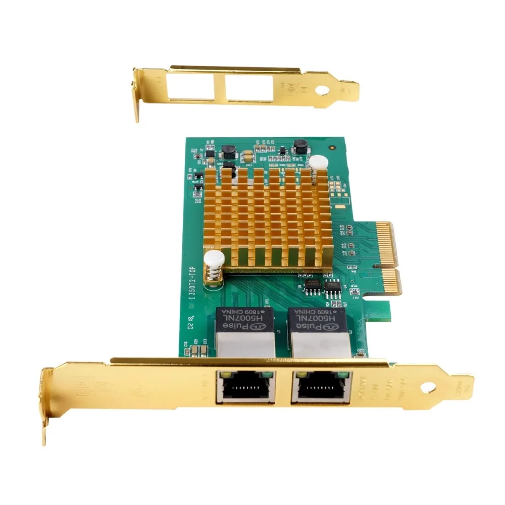 Verkaufen ORICO 2 Port PCIE Zu Gigabit Netzwerk Adapter Für Windows Server 2003,Linux,OS UNABHÄNGIGE, VIsta,win10