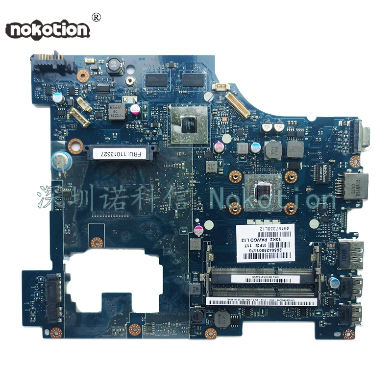

NOKOTION laptop motherboard for Lenovo G575 laptop motherboard LA-6757P DDR3 Main board Full test