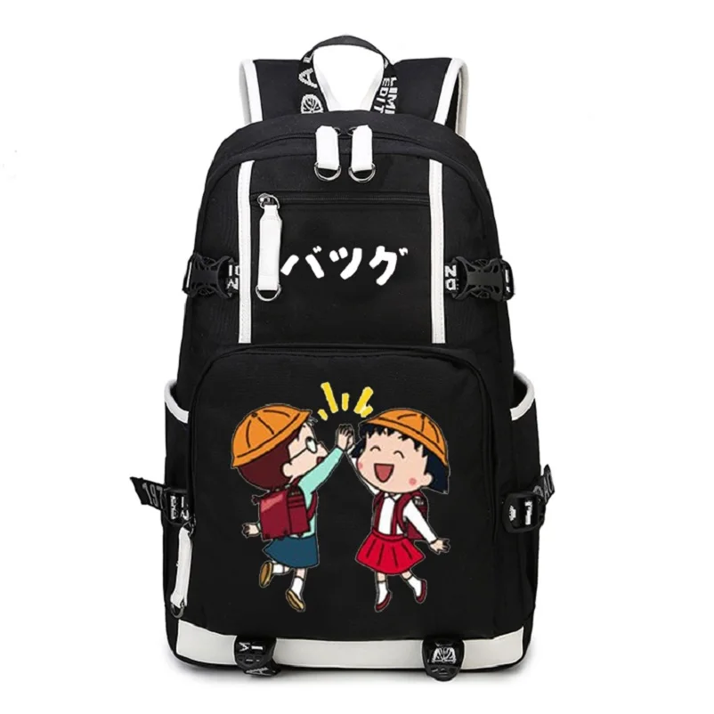 

Рюкзаки унисекс High-Q в японском стиле аниме, школьные ранцы Chi-bi Maruko, повседневные ученические рюкзаки в стиле преппи