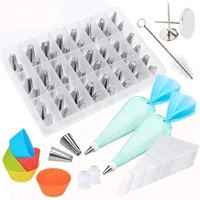 73pcsset piping tips nozzles ball 304 stainless steel russian nozzle piping tip pastry and cake decorating tool