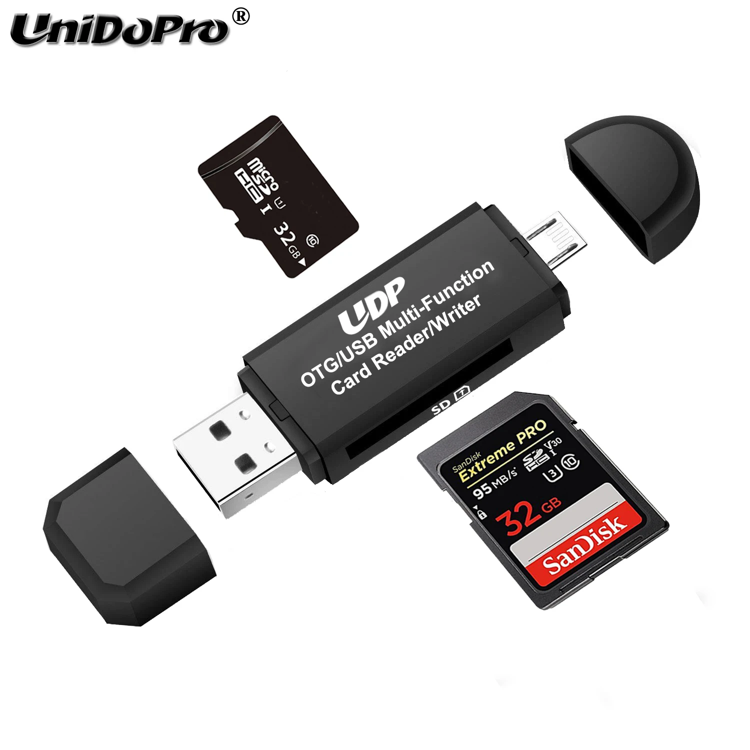 Высокоскоростной 2 в 1 USB 0 OTG кардридер флэш накопитель TF/SD карта для телефона Android
