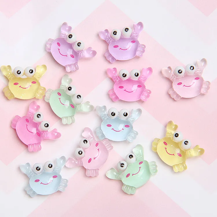 

10pcs Ocean Series Charms For Slime Filler Accessories DIY Ornament Phone Decor Clay Slime Supplies Toys