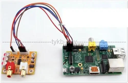 Audiophonics ЦАП Sabre ES9023 I2S vers analogique 24bit/192 кГц для Raspberry PI модуля|Запасные части| |