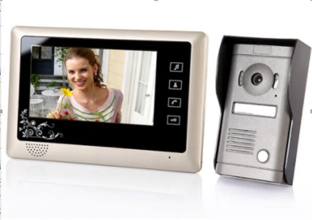 7 Inch TFT Monitor 700 TVL Intercom Video Door Phone