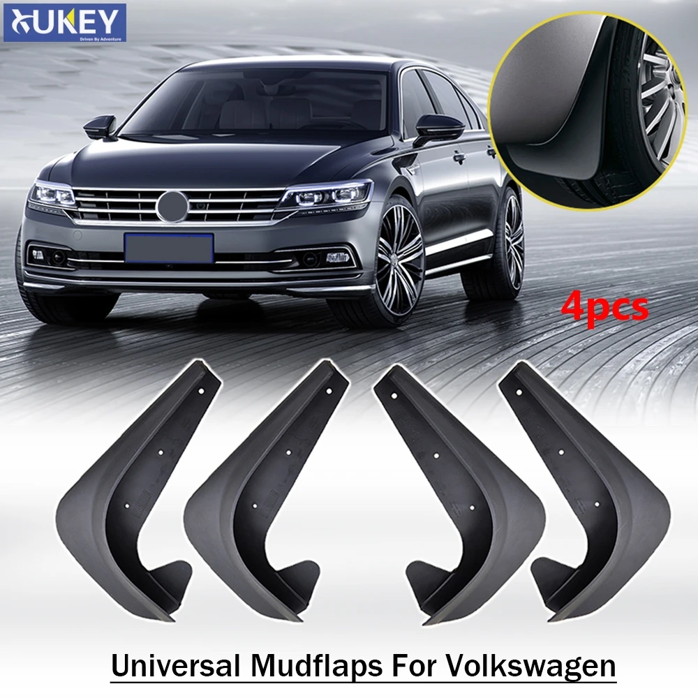 Front Rear Universal Mud Flaps Mudflaps Splash Guards Mudguards For VW Tiguan Touareg Golf + GTI 4 5 7 6 Routan Eos Phaeton CC