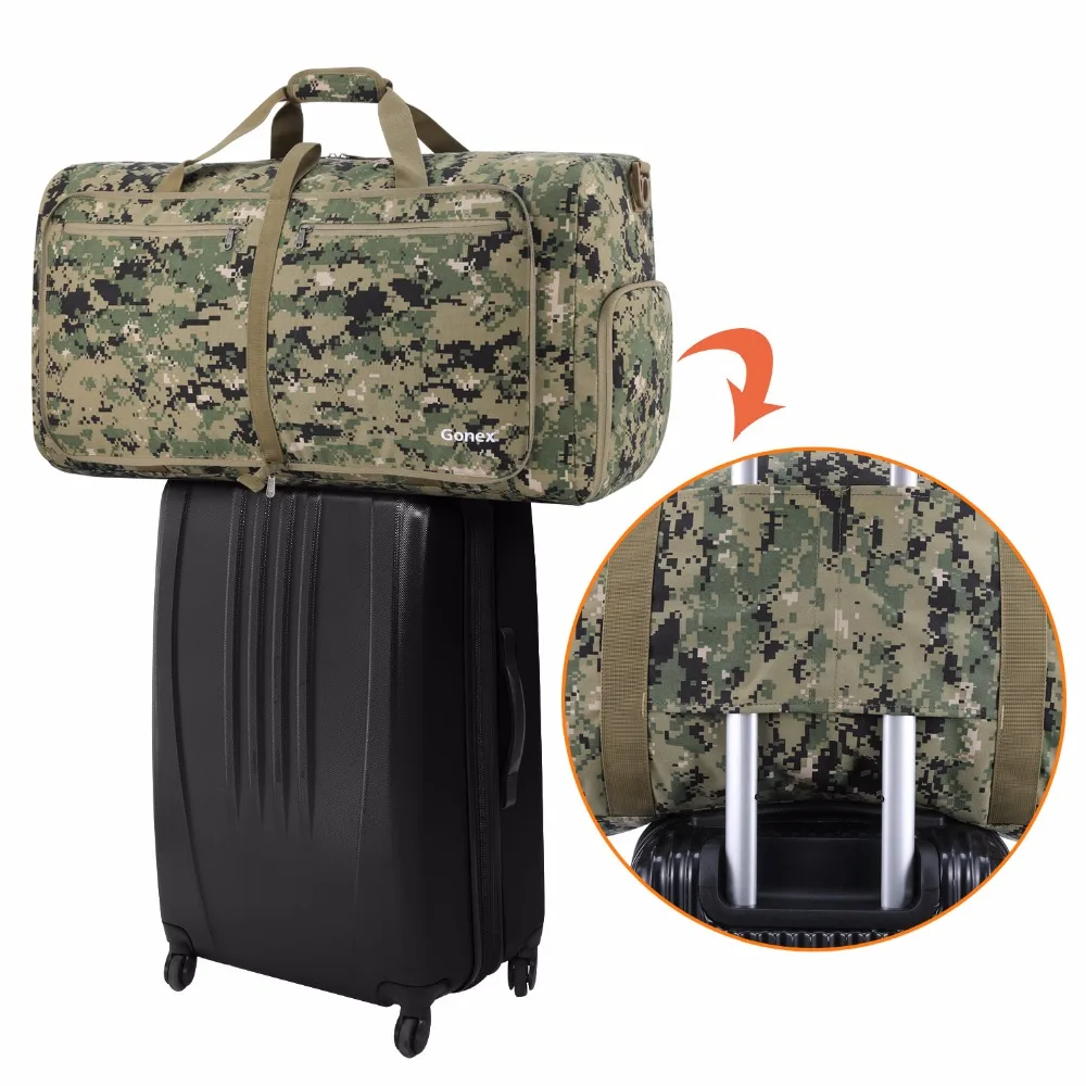 Gonex 80L дорожная сумка Cordura складная для багажа удобная на плечо Тактическая