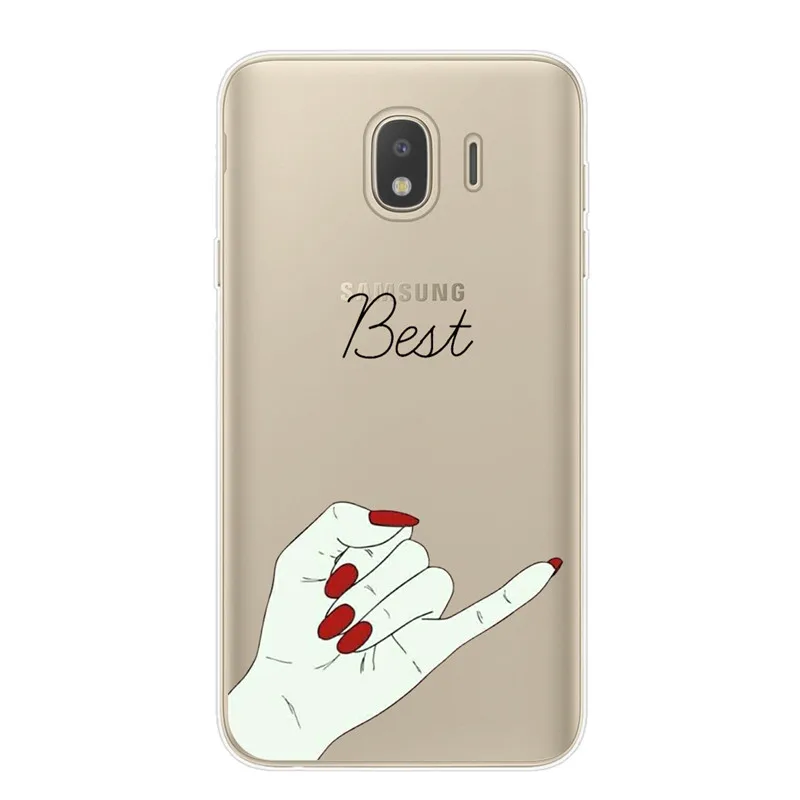 T5408 Ruixkj "лучшие друзья" чехол для телефона чехол для samsung Galaxy J3 J5 J7 J4 J6 плюс M10 M20 M30 Мягкий ТПУ чехол Капа Coque - Цвет: T5408