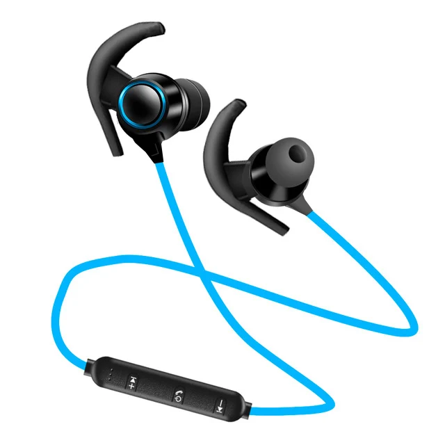 Blue Новые QH01 Bluetooth V4.1 наушники с микрофоном беспроводные наушники спортивные IPX4 наушники стерео гарнитура для iPhone Xiaomi HUawei - Цвет: Blue