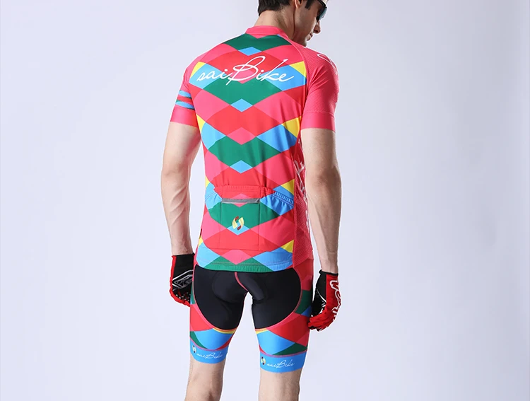 Saibike Велоспорт одежда fietskleding wielrennen zomer heren ropa ciclismo женский набор мужские про команды летние шорты и тренировочные майки