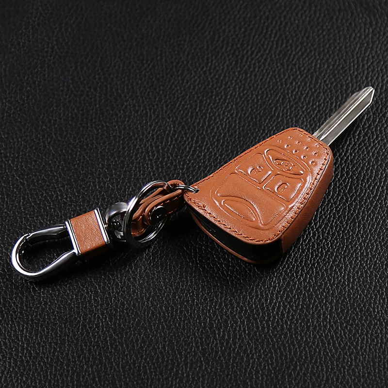 Высокое качество натуральная кожа автомобильный чехол для ключей Стайлинг