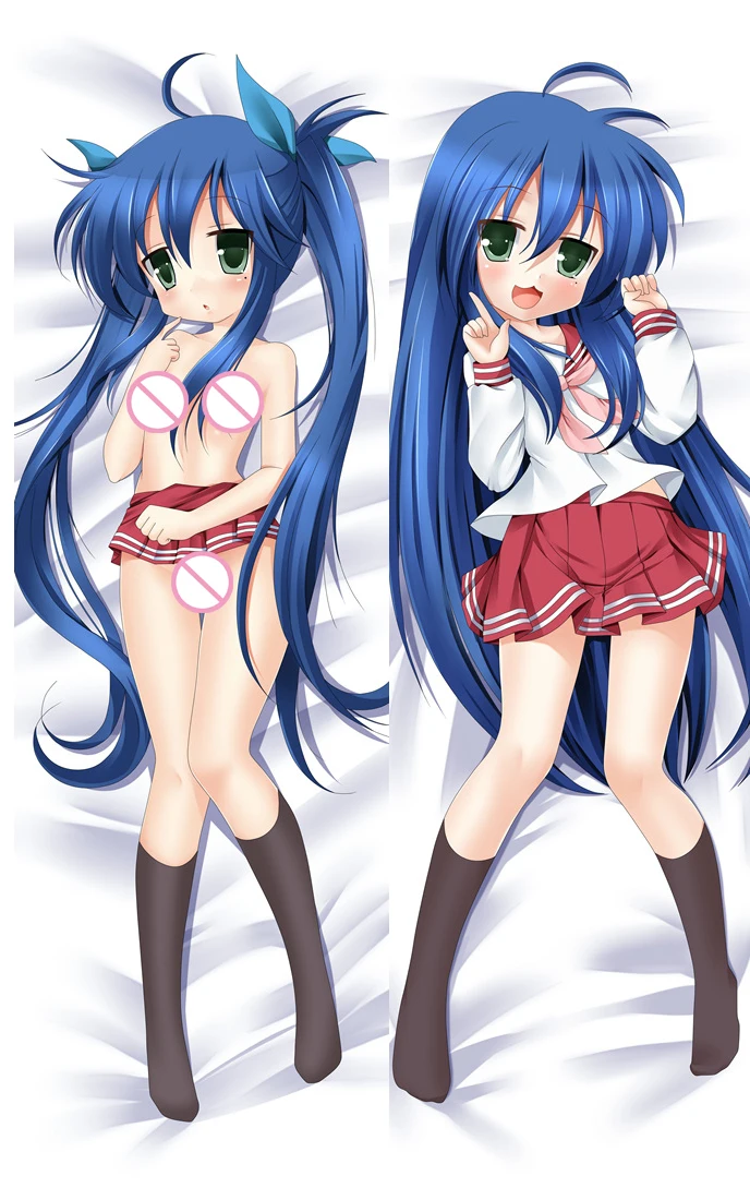2018 July Japan Anime Lucky Star Izumi Konata & Hiiragi Kagami Dakimakura Чехол для подушки тела чехол
