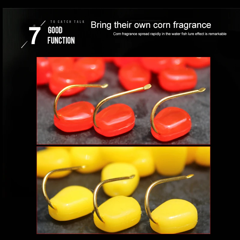 Мягкие приманки для ловли карпа 30 шт. с запахом кукурузных зерновые приманки|lure