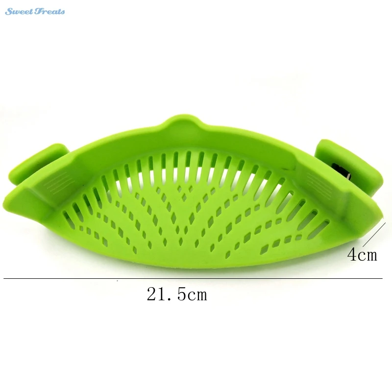 Подсластители деформации клип на Силиконовый Фильтр зеленый Посудомоечная