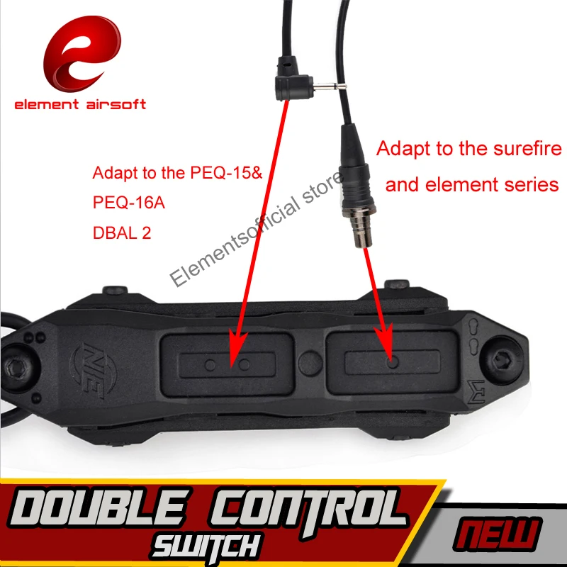 Охотничий фонарик Element M720V LA-5/PEQ-15 UHP красное крепление с усиленным давлением