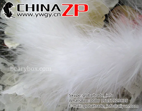 Retail and Wholesale from CHINAZP Factory 20G/piece 10yards/lot Beautiful White Wedding Decoration Marabou Feather Boas | Дом и сад