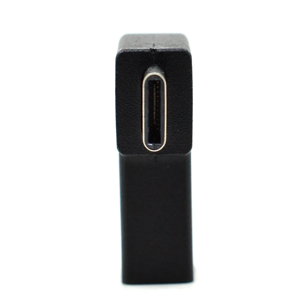 Адаптер Micro USB к usb type C под прямым углом 90 градусов type-C штекер гнездовой зарядки и