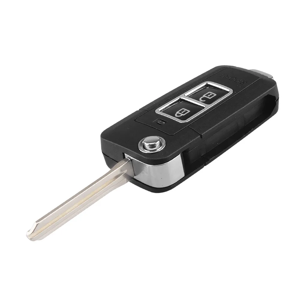 KEYYOU модифицированный 2 кнопочный раскладной чехол для Hyundai Tucson Elantra Accent Ix35 2005 2013