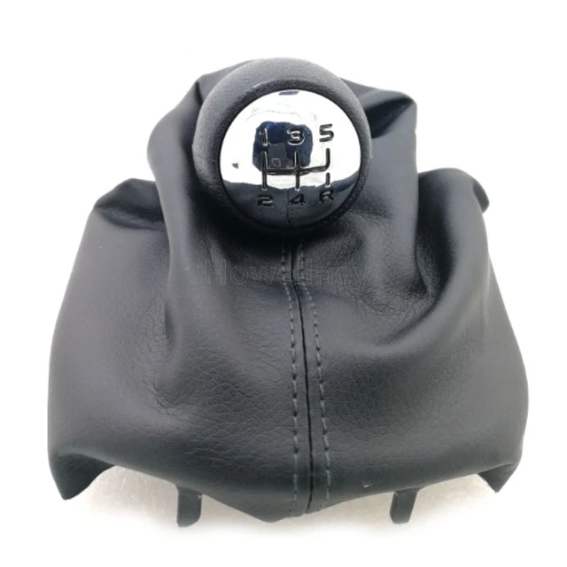 Shift Knob and Cover Горячая Распродажа: 5 Скорость PU украшениями в виде звёздочек; Материал: ручка рычажный механизм переключения кнопка с фиксацией для Citroen C2 C4 Picasso для peugeot 206 306 307 308 3008 - Color Name: Shift Knob and Cover