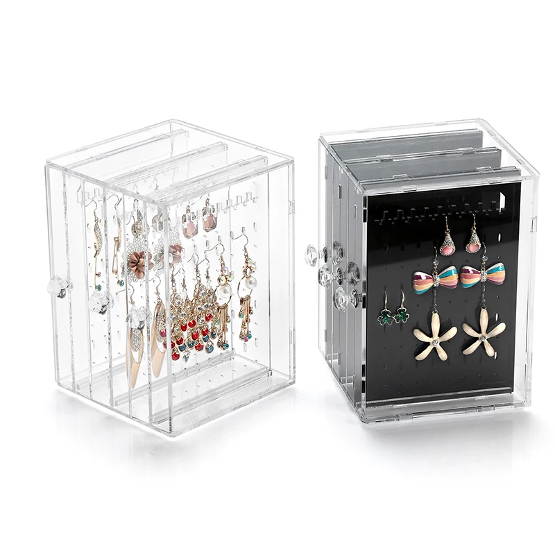 Новая акриловая подставка витрина для сережек держатель можно положить 135 пар