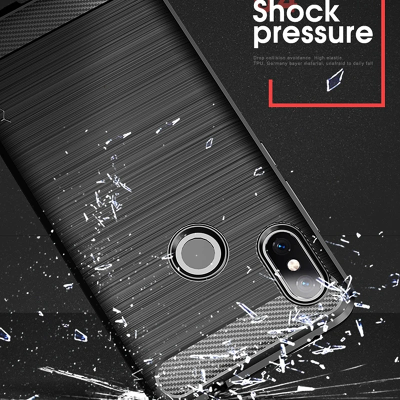 Чехол iPaky для Xiaom Redmi Note 5 Pro Мягкий Силиконовый противоударный чехол из