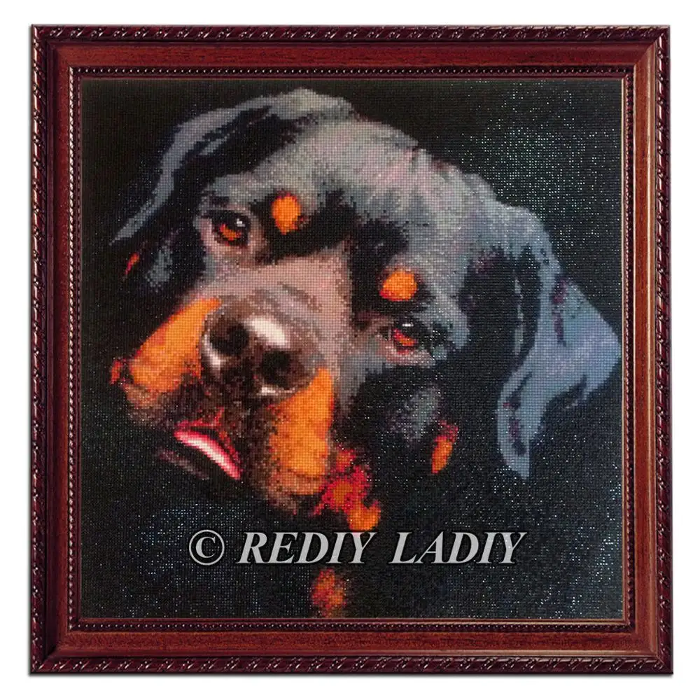 

REDIY LADIY 5D Diamond Painting Building & Flowers Needlework Square Drill Diamond Mosaic Rhinestones Pasted Diamond Embroidery