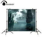 Фон для фотосъемки Allenjoy винтажный пиратский корабль парусный Готический замок фон для фотостудии новый дизайн для фотосъемки