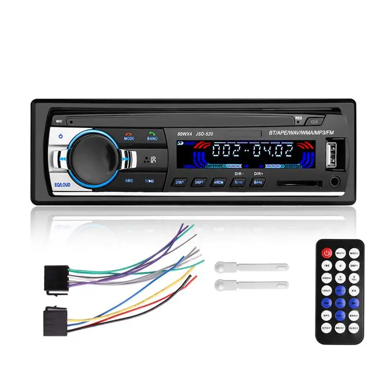 Автомобильная стереомагнитола с Bluetooth FM радио в приборной панели MP3 плеер со