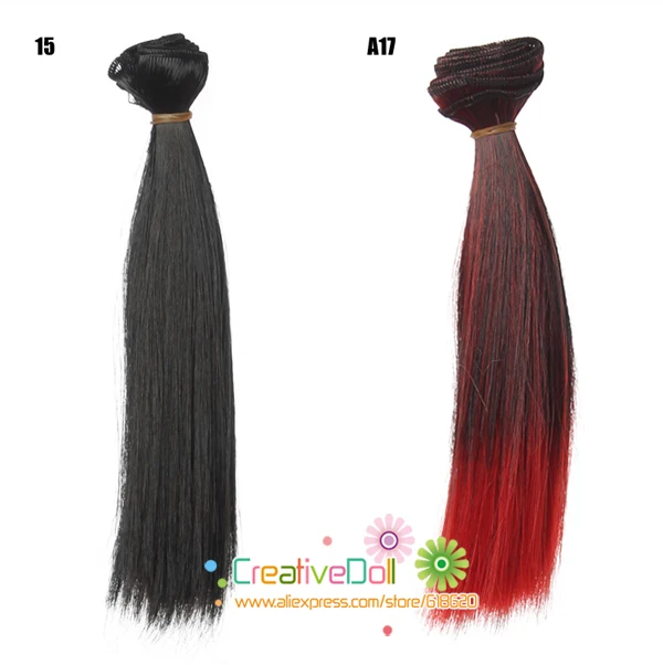 Кукла с прямыми волосами для шарнирной куклы 20 см|hair locks hair extensions|wigs large cap sizehair wigs