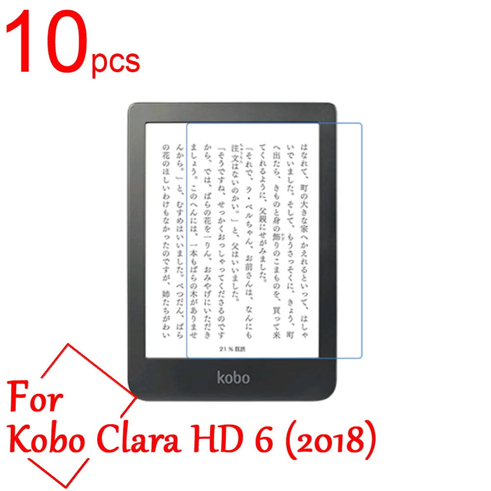 10 шт. Ультрапрозрачная/матовая/нано защитная пленка для ЖК-экрана Kobo Clara HD 6 (2018) |