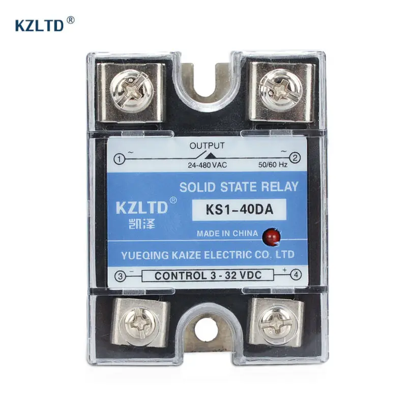 KZLTD REX C100 SSR теплоотвод типа K ПИД регулятор температуры реле термостат 40 А