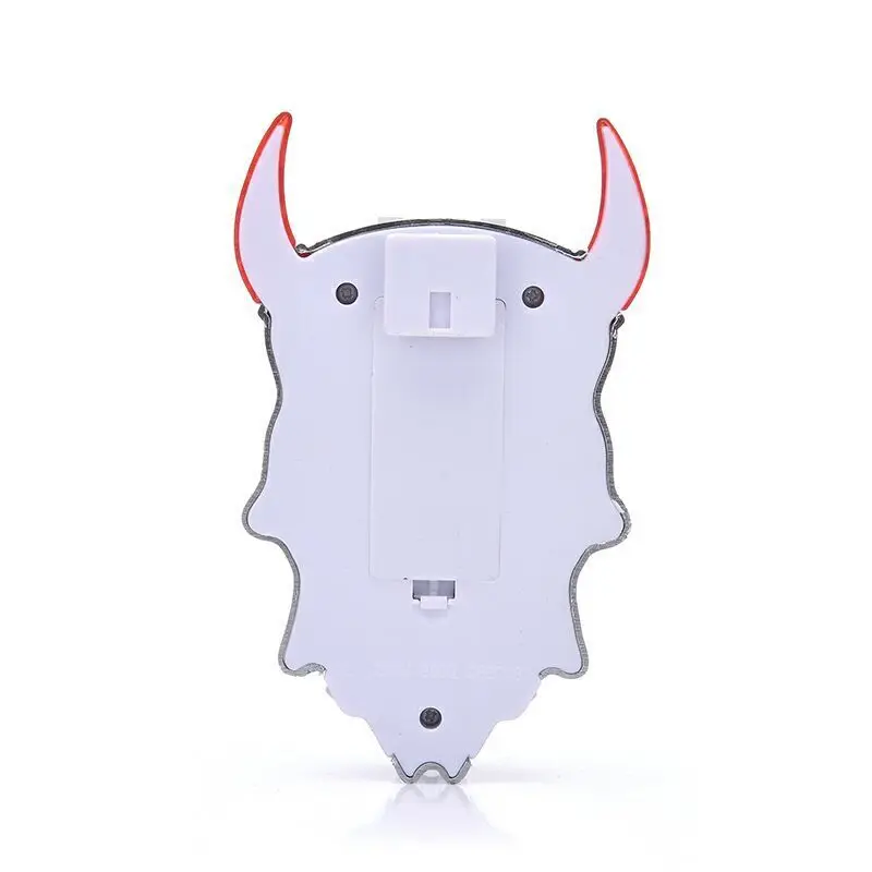 Велосипедный лазерный задний фонарь в форме черепа 7 режимов красный зеленый